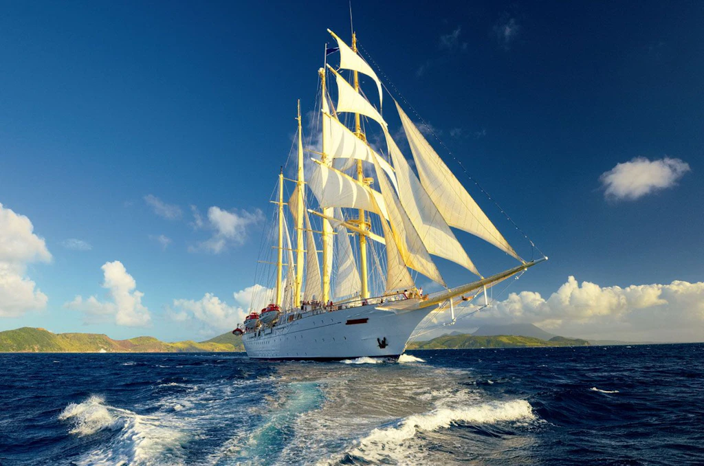 <a href="https://www.sgr-tours.de/oaz/reise/st.-maarten/63Z4A-st.-maarten-mit-dem-grosssegler-durch-die-karibik-kabinenkategorie-5-fluganreise">Segeltraum</a> Karibik