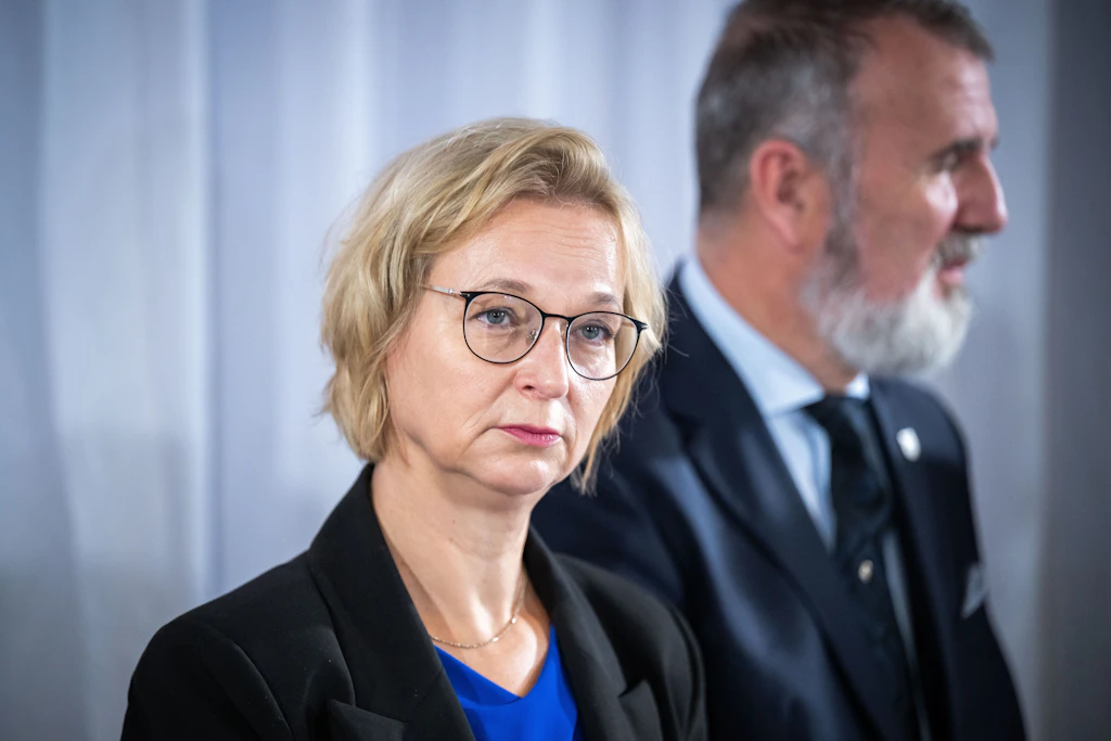Katja Wolf und andere aus dem BSW ausgetretene Mitglieder haben am Sonntag eine neue Partei gegründet.
