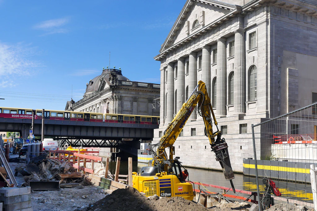 In Berlin werden Baustellen zum Dauerzustand: wie hier vor dem Pergamonmuseum.