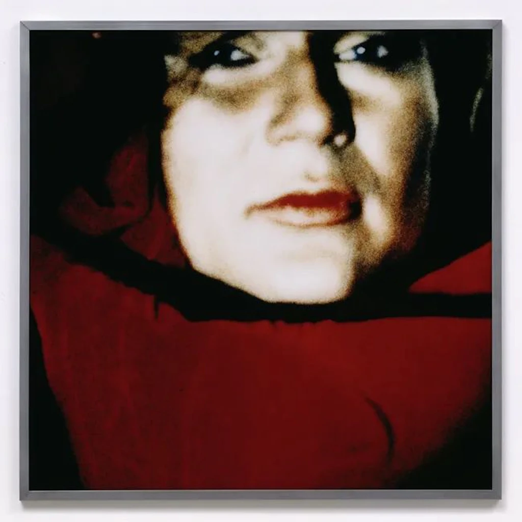 Katharina Sieverding: aus „Life Death“ (IV/3), 1969 (Selbstporträt), in der Galerie Thomas&nbsp; Schulte