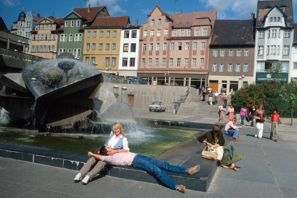 Jena: Platz der Kosmonauten im Jahr 1978