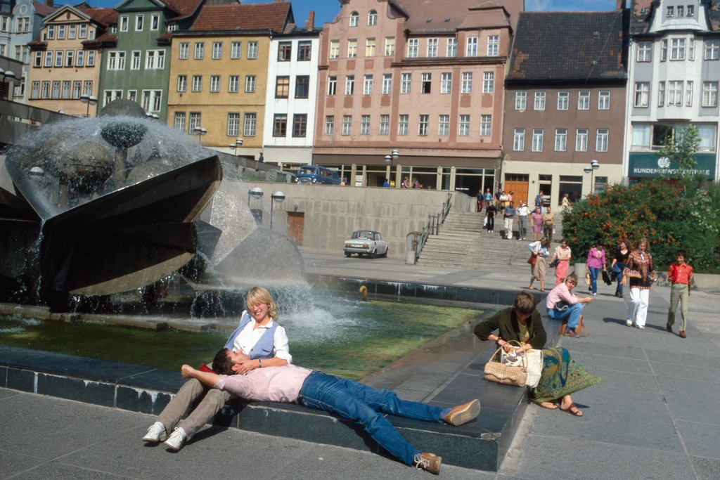 Jena: Platz der Kosmonauten im Jahr 1978