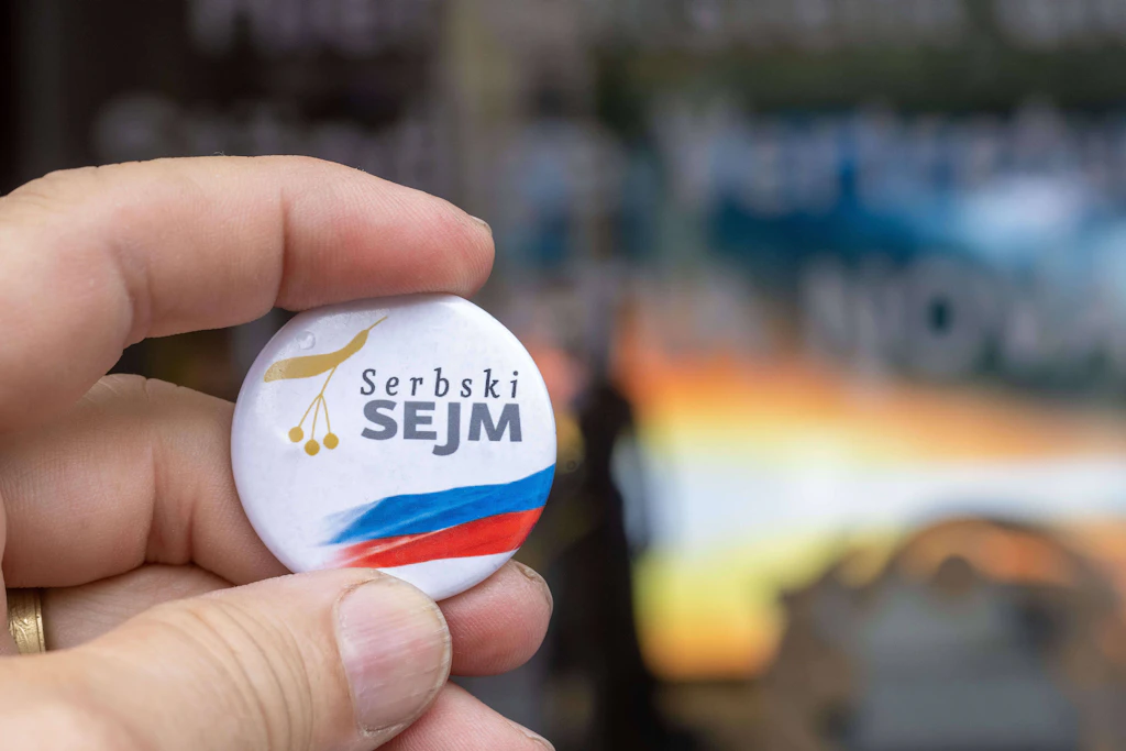 Sticker der sorbischen Volksvertretung Serbski Sejm