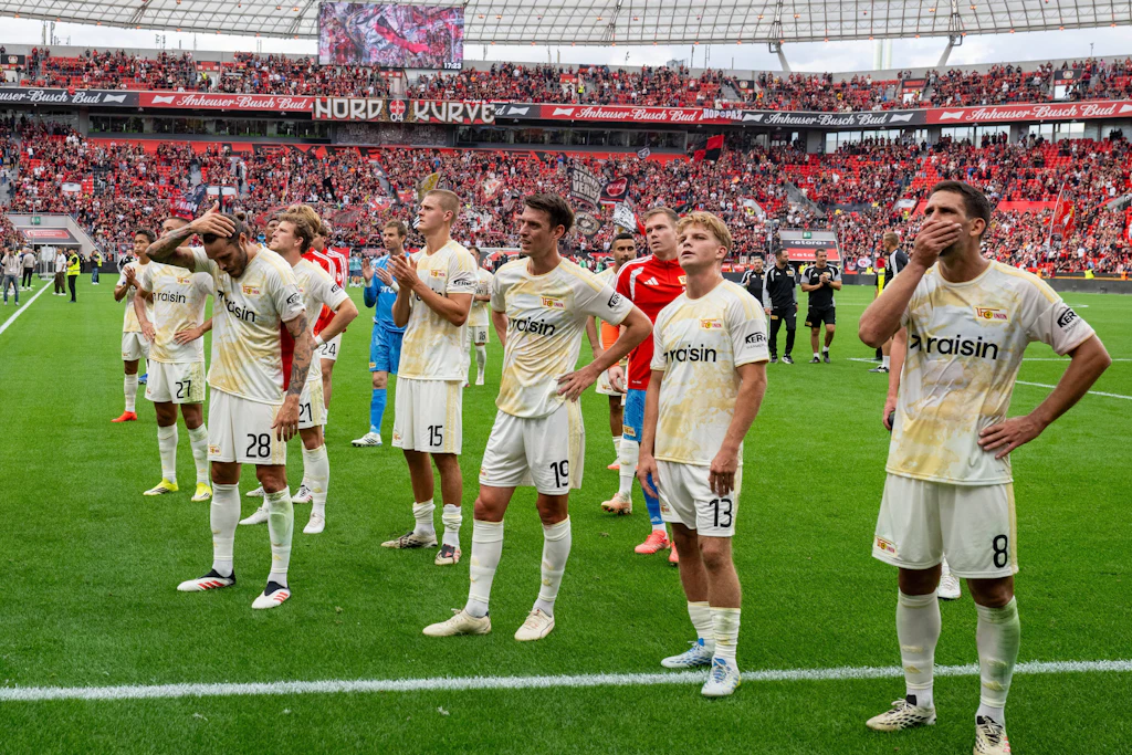 Torverhältnis aus den letzten fünf Union-Gastspielen in Leverkusen: 0:15.