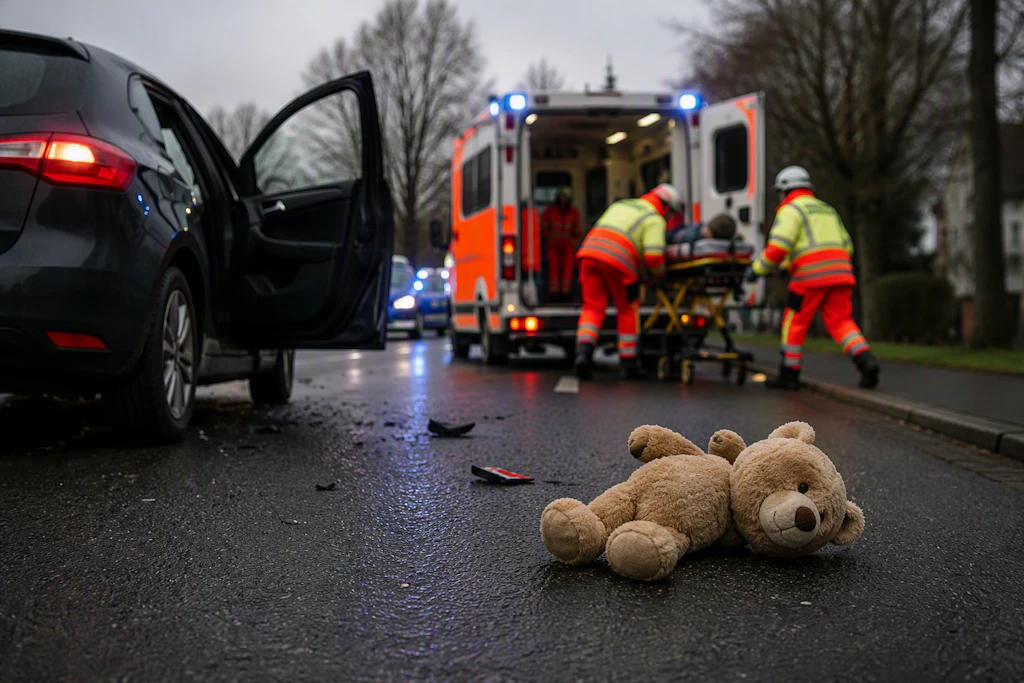 Das Kind wurde beim tragischen Unfall schwer verletzt.