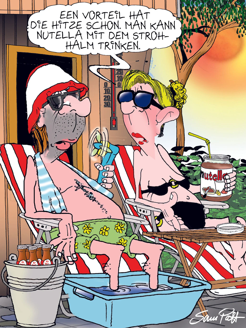 Der Cartoon des Tages bringt jeden Tag den Berliner Humor in unsere Rubrik Witz des Tages. Dafür sorgt unser Zeichner Sam Paff aus Berlin.