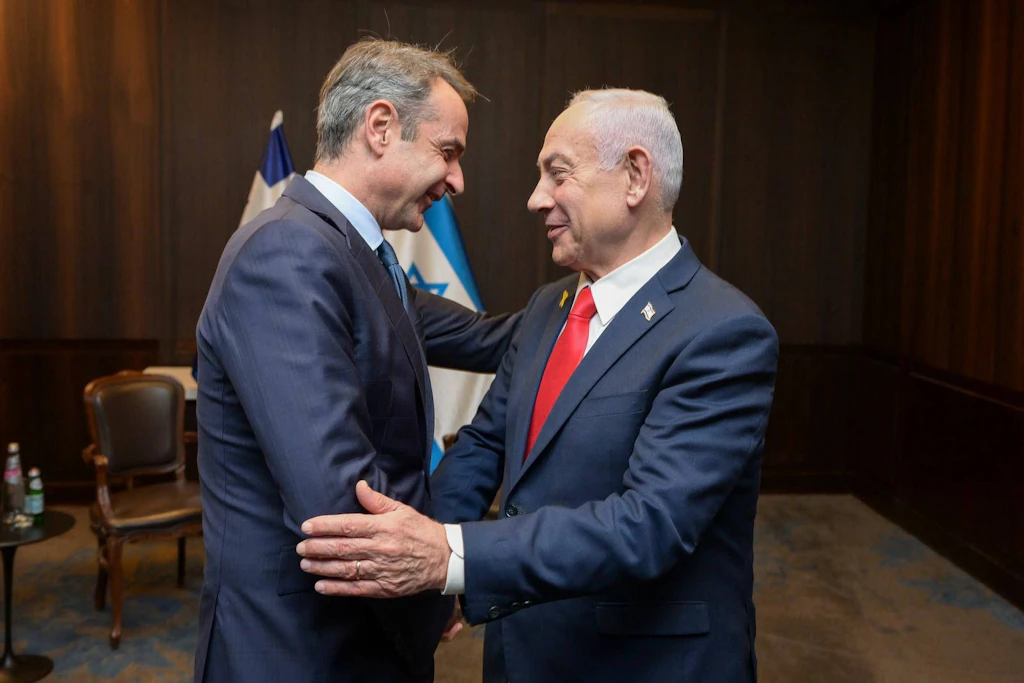 Enge Sicherheitspartner: Kyriakos Mitsotakis und Benjamin Netanyahu. Athen und Israel kooperieren eng bei der Terrorabwehr. (Symbolbild)
