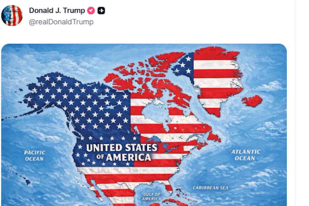 Post von US-Präsident Donald Trump