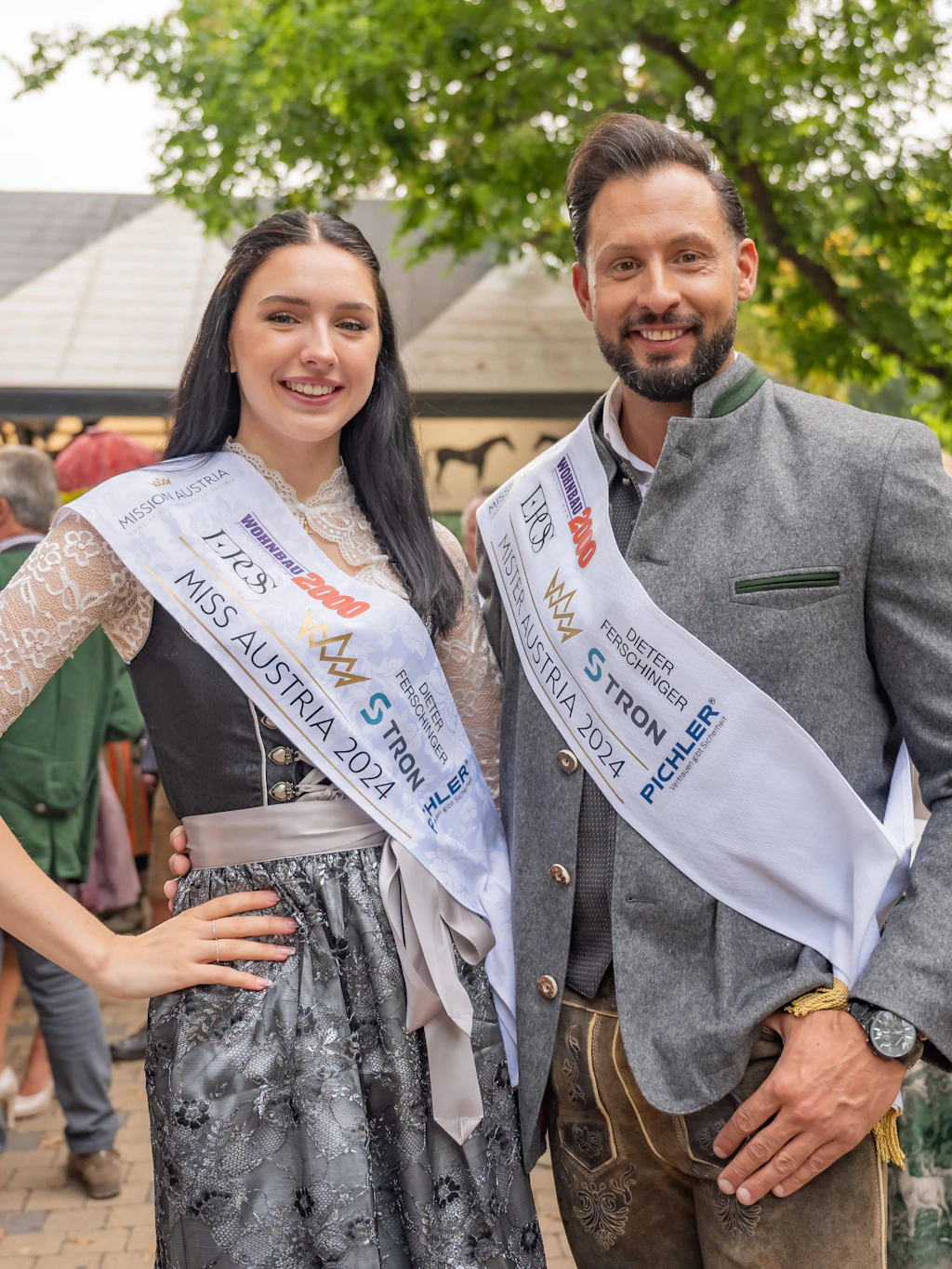 Miss Austria 2024 Lucia Sisic und Mister Austria 2024 Christopher Dengg.