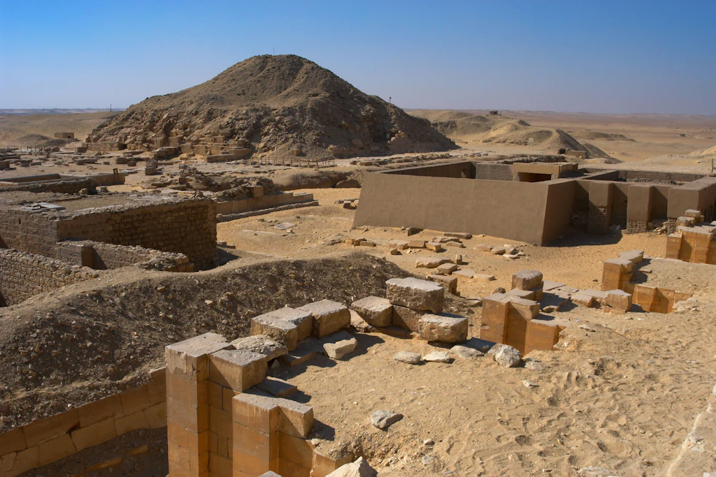 Grabstätten in der Nekropole von Saqqara in Ägypten (Symbolbild)