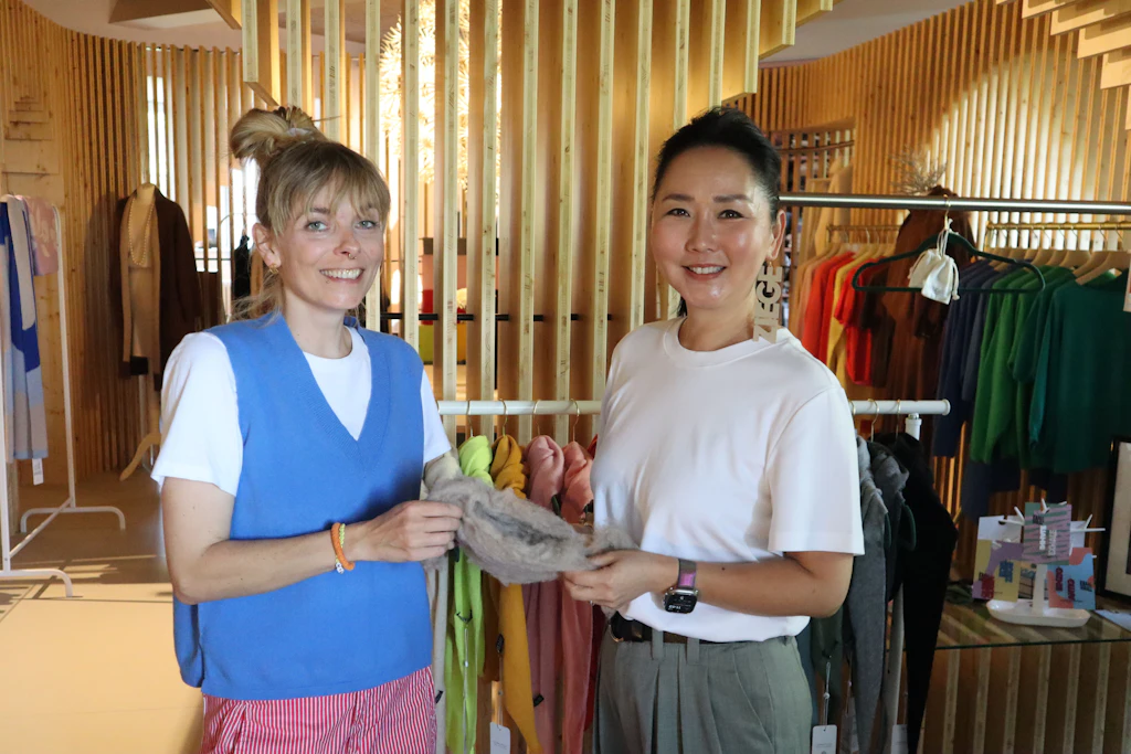 Saruul Fischer macht voll in Kaschmir: Designerin eröffnet neues Atelier in Plauen