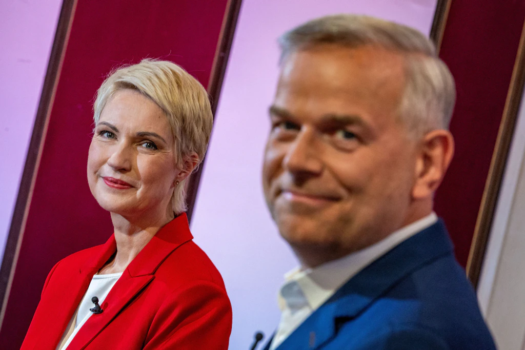 Die SPD von Manuela Schwesig, die Ministerpräsidentin von Mecklenburg-Vorpommern, holt weiter auf.