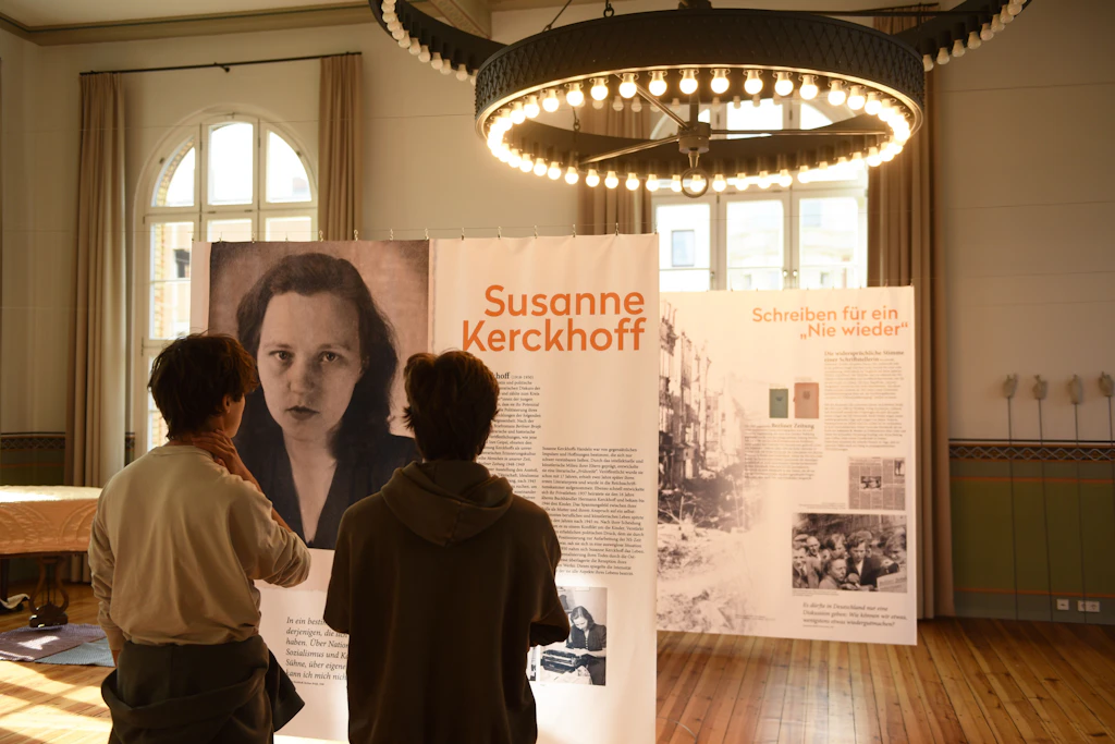 In der Ausstellung über das Werk der Berliner Schriftstellerin und Journalistin Susanne Kerckhoff aus der Nachkriegszeit