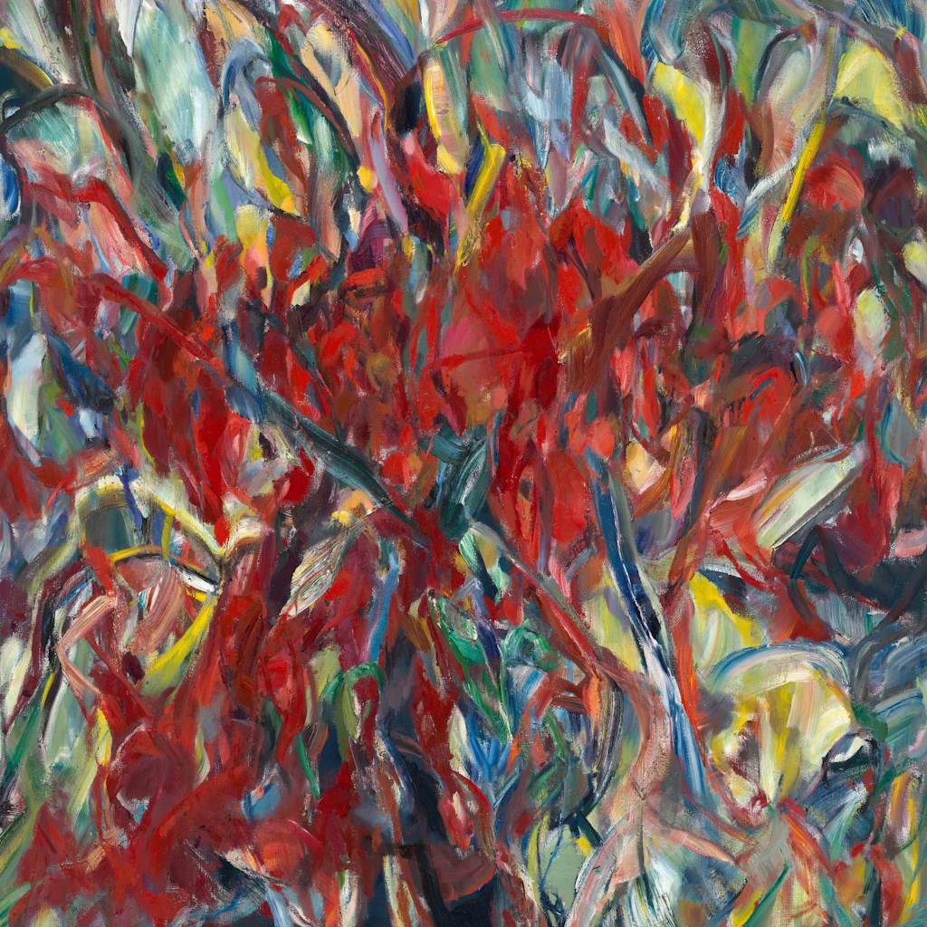 Aus der zwölfteiligen Elemente-Serie: „Feuer“ I, 2026, Öl auf Leinwand