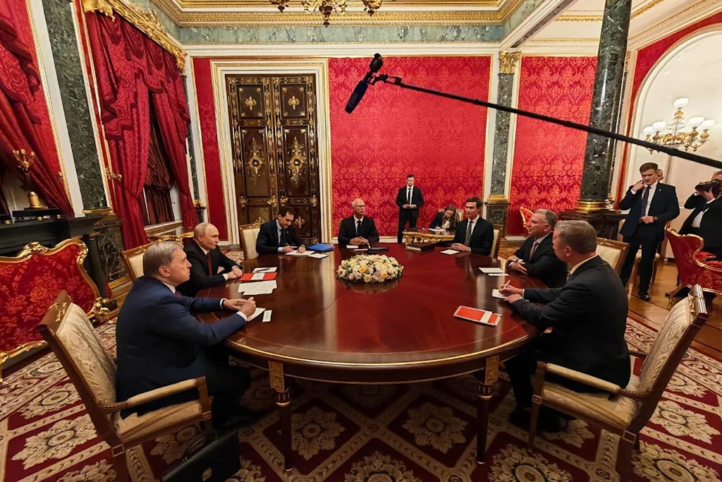 Vor ihrer Reise in die ukrainische Hauptstadt waren Kushner und Witkoff im Kreml.