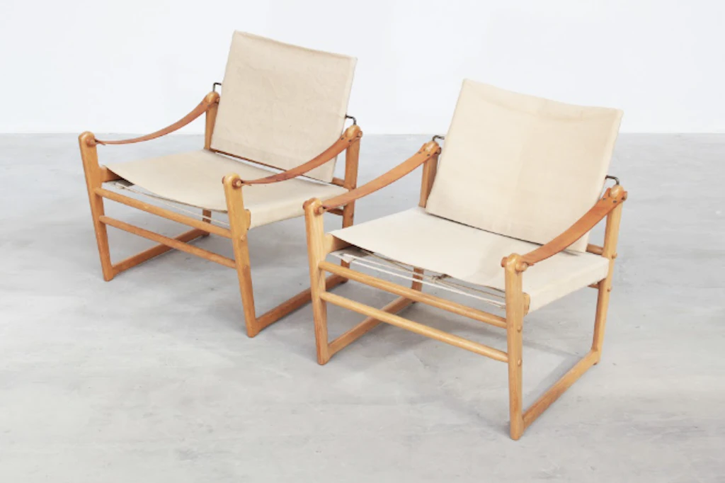Stühle des Modells „Cicada“, entworfen von Möbeldesigner Bengt Ruda für Ikea im Jahr 1964.
