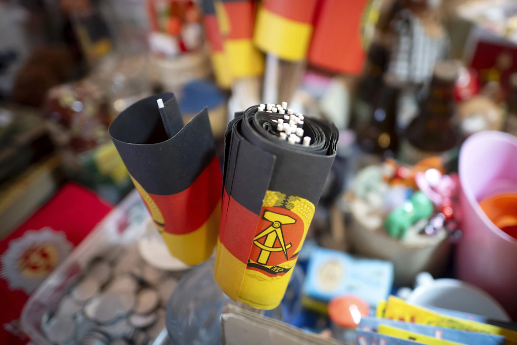 Stand auf der Ostpro-Messe in Berlin-Karlshorst
