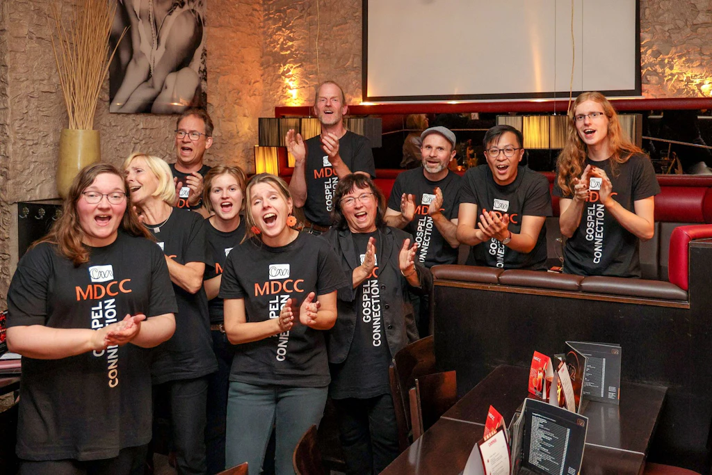 Der Magdeburger Chor „Gospel Connection“ beim „Sing