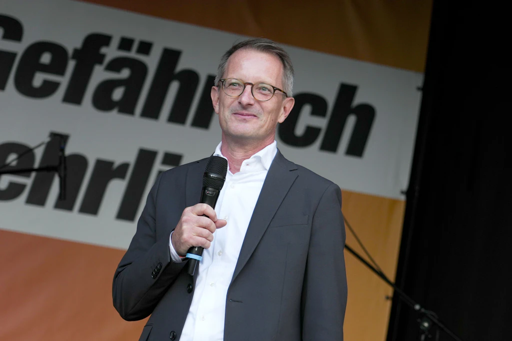 Alexander King, Spitzenkandidat für die BSW-Doppelspitze zur Abgeordnetenhauswahl, will „mit allen reden“.
