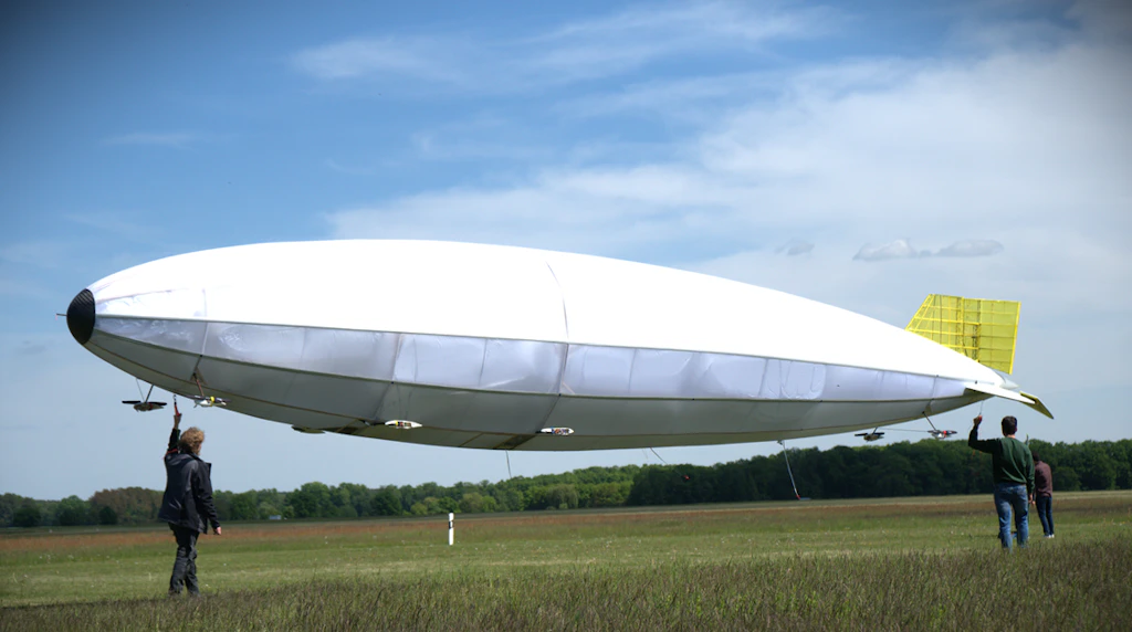 Sachsen entwickelt Zeppelin zur Überwachung von Hochspannungsleitungen