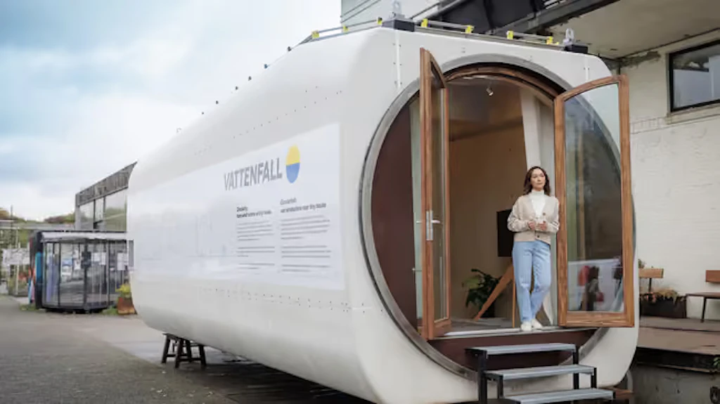 Ausgedientes Windrad: So entstand eine komplette Wohnung auf 40 Quadratmetern