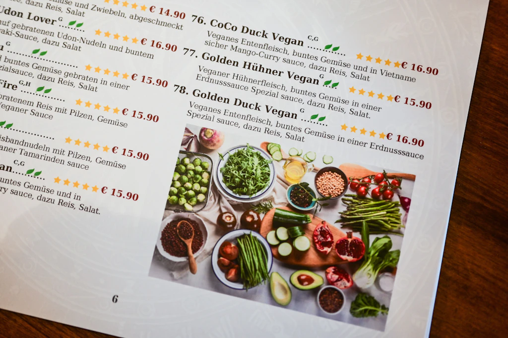 Immer mehr Restaurants ersetzen reihenweise Fotos von Gerichten durch generische KI-Bilder.