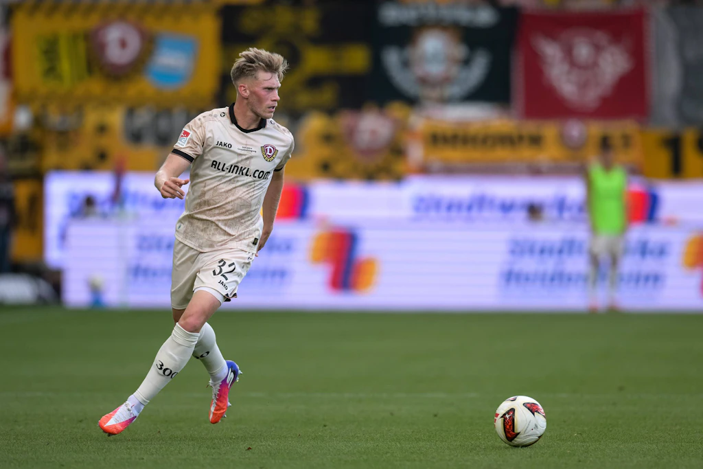 Jonas Sterner traf beim bislang einzigen Dresdner Sieg gegen Darmstadt entscheidend für Dynamo.