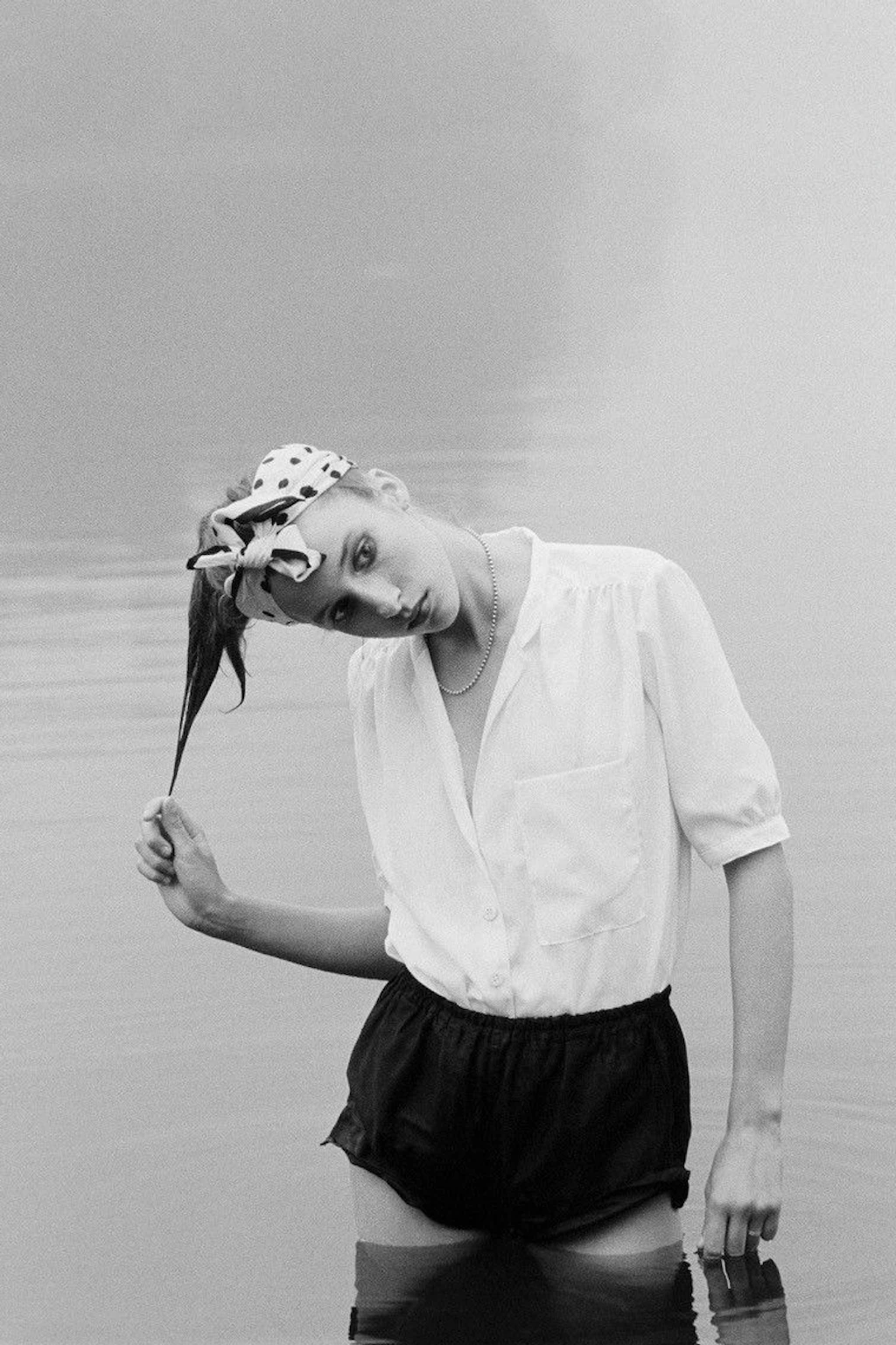 „Julia im&nbsp; Wasser, Lehnitz“,&nbsp; 1979