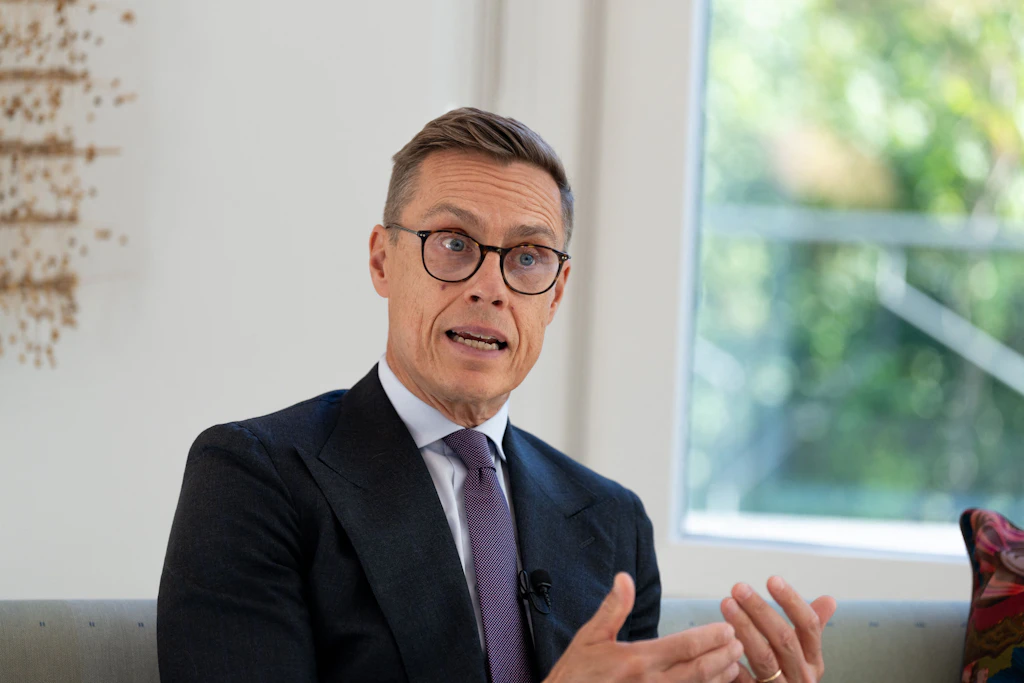 Der finnische Präsident Alexander Stubb