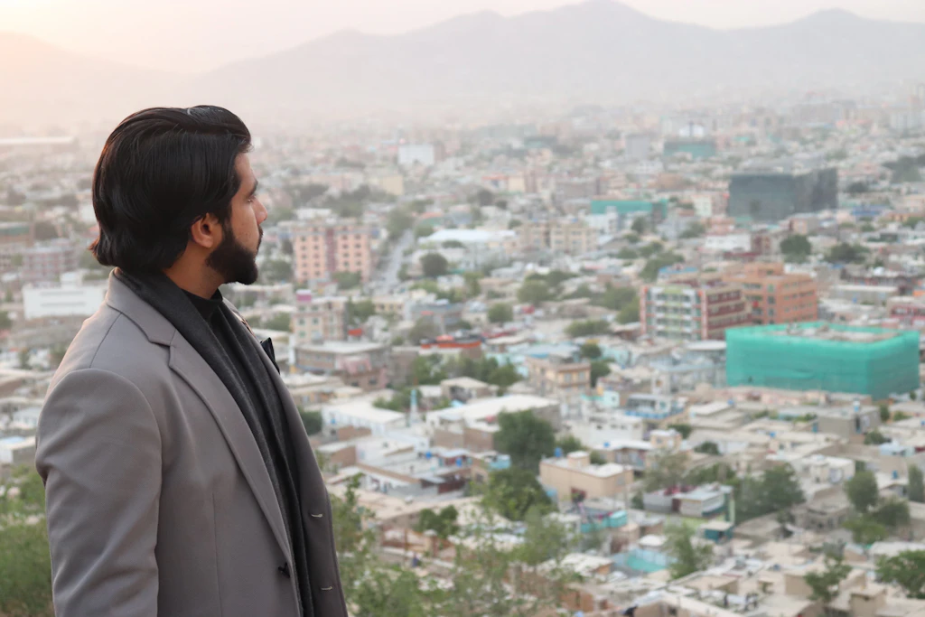 Der indische Sicherheitsexperte Siddant Kishore in Kabul, Afghanistan.