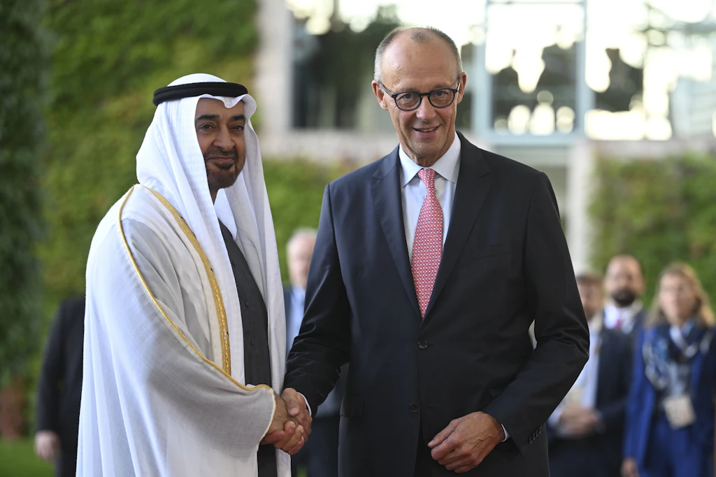 Erster Staatsbesuch eines VAE-Präsidenten in Berlin: Scheich Mohammed bin Zayed Al Nahyan will in Deutschland investieren.