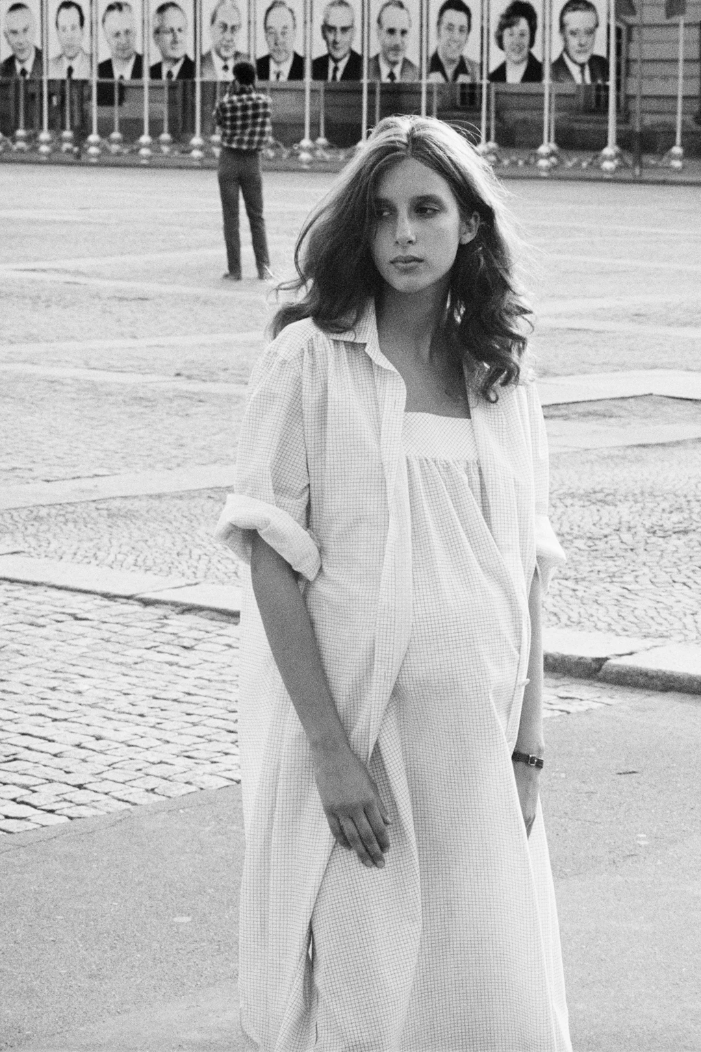 „Julia auf dem Bebelplatz“, Ost-Berlin, 1981