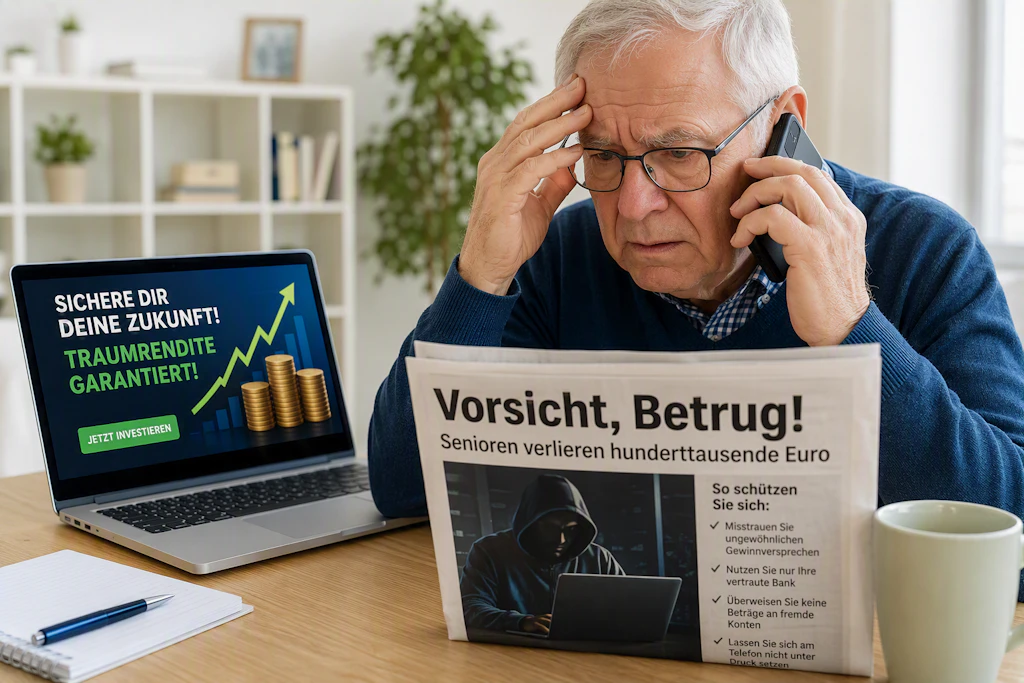 Die Polizei warnt vor Anrufen von Betrügern, die ihre Opfer unter Druck setzen. Häufig verlieren vor allem ältere Menschen dabei viel Geld.