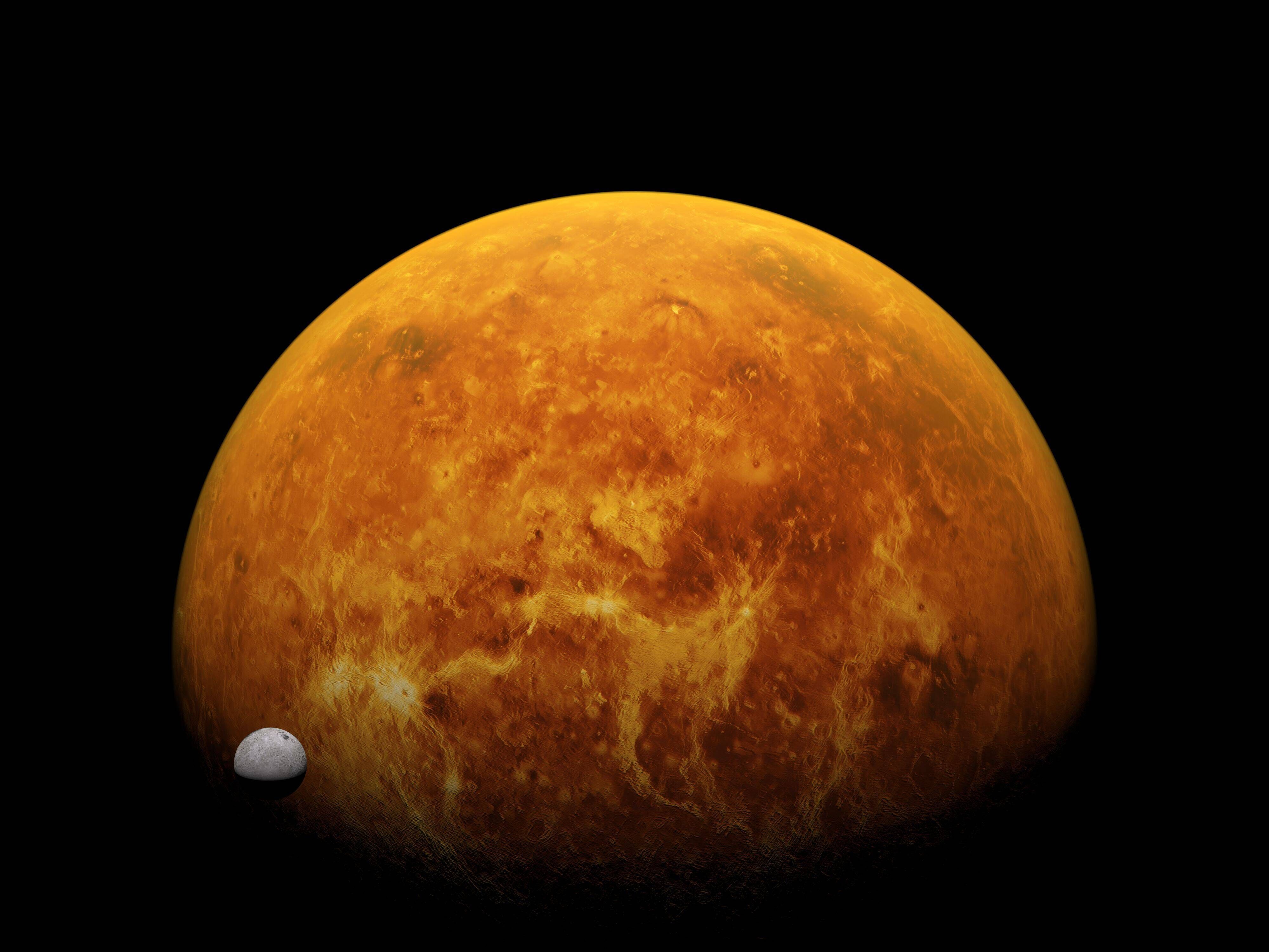 Studie: Warum die Venus ihren eigenen Mond verschlungen haben könnte