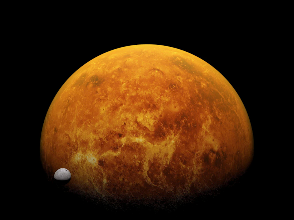 Studie: Warum die Venus ihren eigenen Mond verschlungen haben könnte