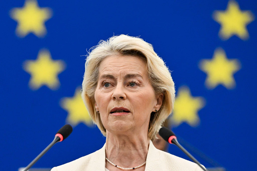 EU-Kommissionspräsidentin Ursula von der Leyen hält am Mittwoch im Europaparlament in Straßburg ihre Rede zur Lage der Union.