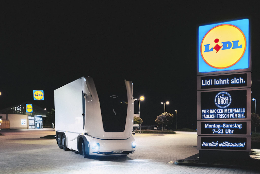 Erster fahrerloser Lkw auf deutschen Straßen: Lidl testet autonomes Fahren