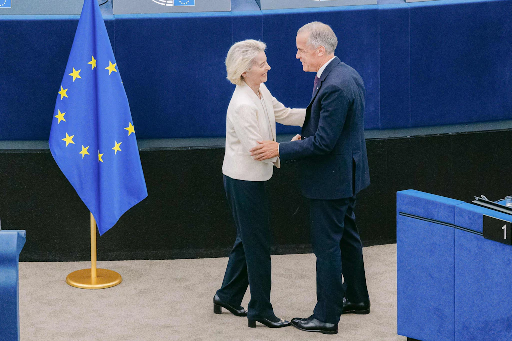 Mark Carney zu Besuch im EU-Parlament