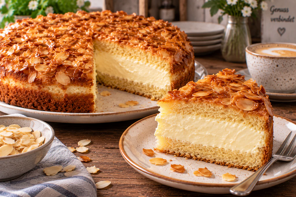 Bienenstichtorte aus „Das große Backen“: Das Rezept für den saftigen Kuchen