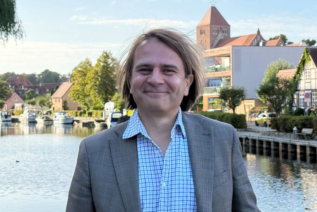 Marco Rexin, Spitzenkandidat der Kleinstpartei „Wir Leben Demokratie“ (WLD)