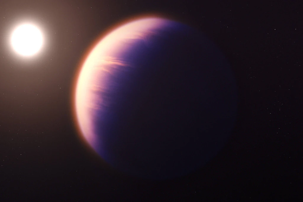 Künstlerische Darstellung eines Exoplaneten
