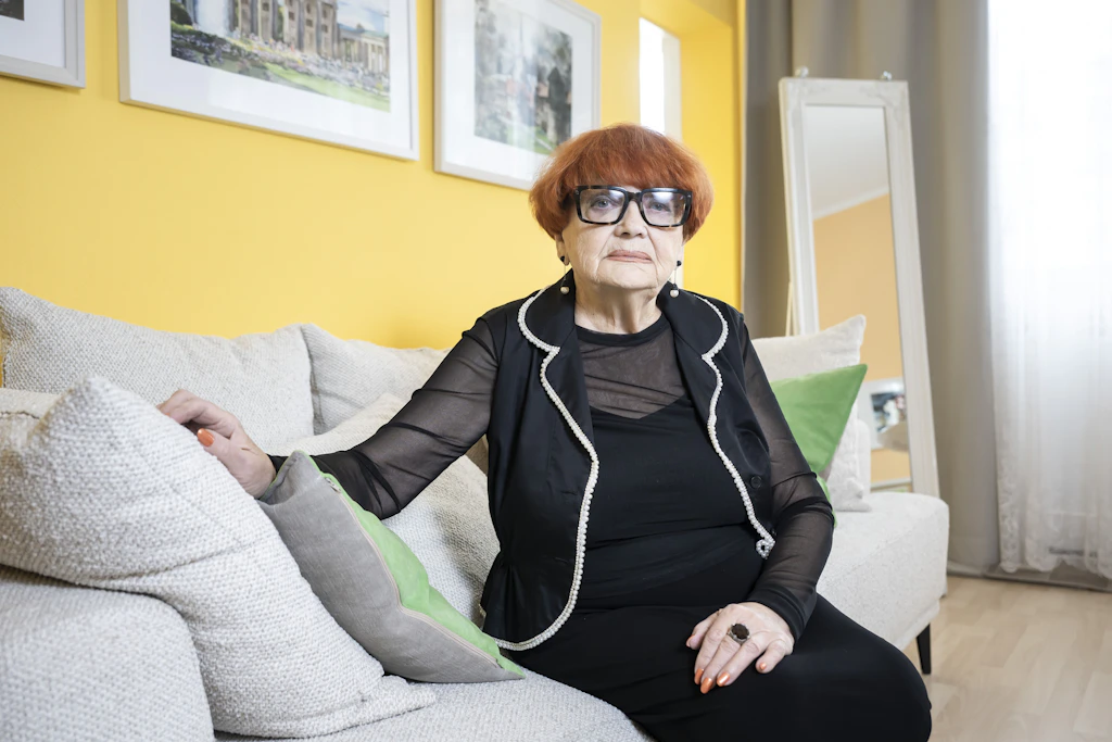 Eine Chorleiterin von Format: Rita Blekhova in ihrer Wohnung