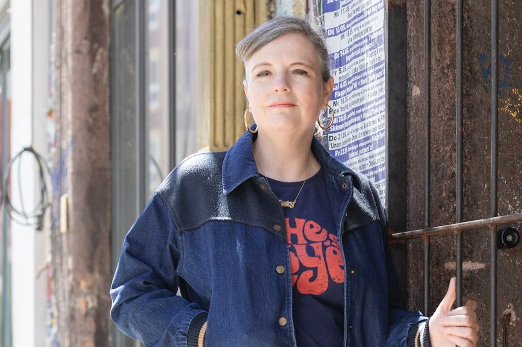Katy Derbyshire, in Großbritannien geborene und in Berlin lebende Übersetzerin und Autorin. Sie übersetzt zum Beispiel Clemens Meyer und Dorothee Elmiger.
