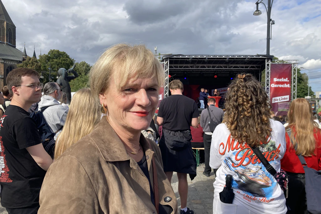 Die stellvertretende Ministerpräsidentin und Bildungsministerin Simone Oldenburg am 18. September in Rostock.