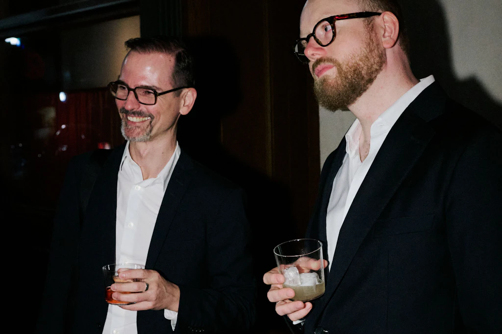 Rolando Manto (KaDeWe) und Christoph Stiller, Geschäftsführer OMH