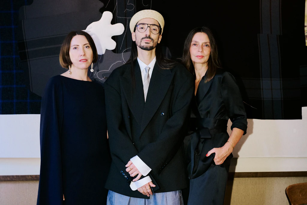 V.l.n.r.: Editor in Chief des Magazins Est., Barbara Russ; Editor at Large Julian Daynov und Publisher Silke Friedrich
