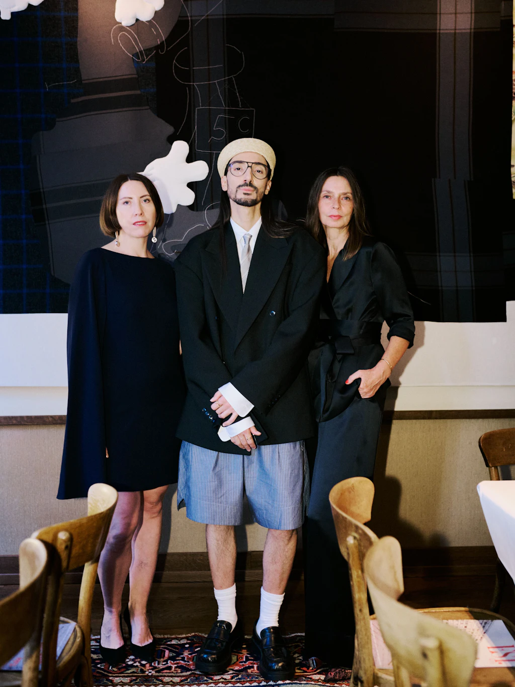 V.l.n.r.: Barbara Russ (Editor-in-Chief Est.), Julian Daynov (Editor-at-Large Est.), Silke Friedrich (Publisher Est.)