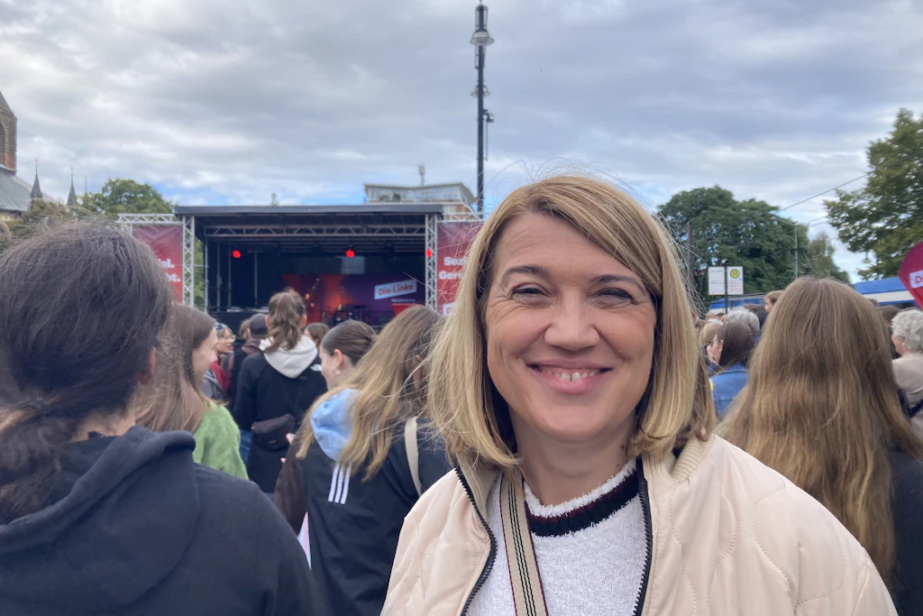 Jacqueline Bernhardt von Die Linke war von 2021 bis 2026 Justiz- und Gleichstellungsministerin für MV.