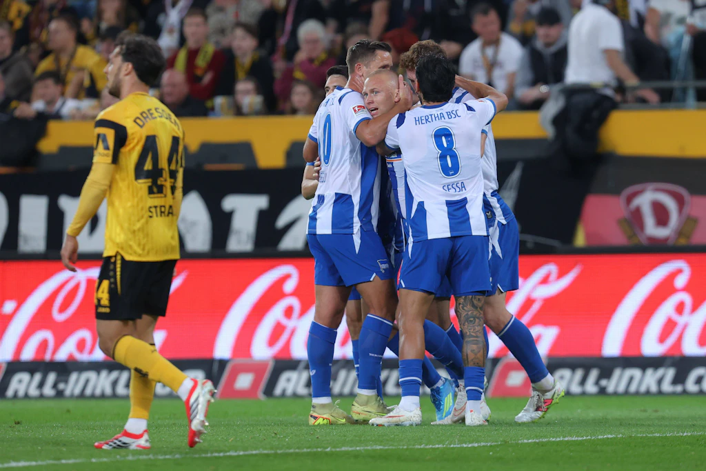 Trotz Fehlschuss des Jahres: Hertha BSC gewinnt auch in Dresden