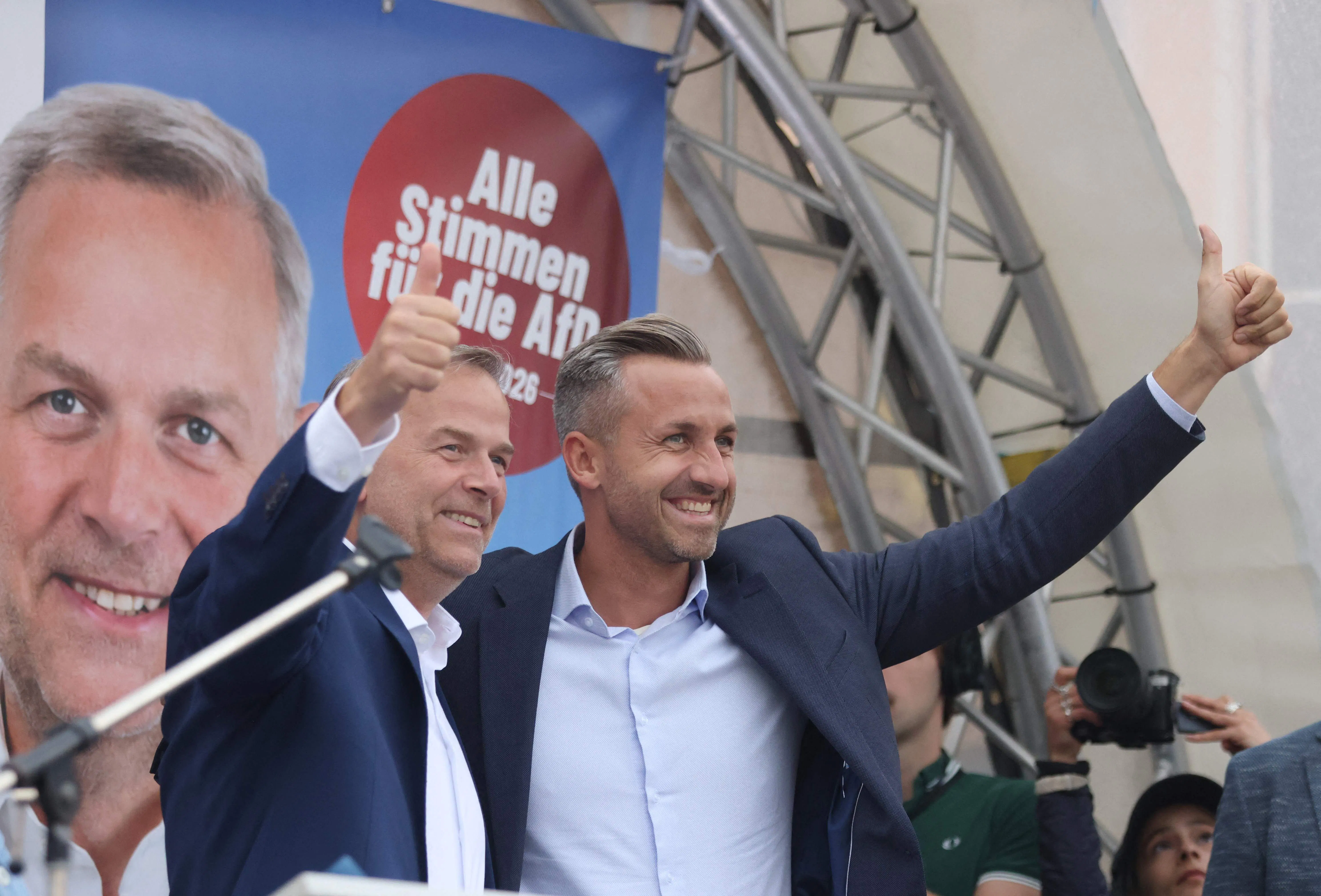 „Wir haben die Demokratie wieder zum Leben erweckt“: Siegmund beim Wahlkampfabschluss der AfD